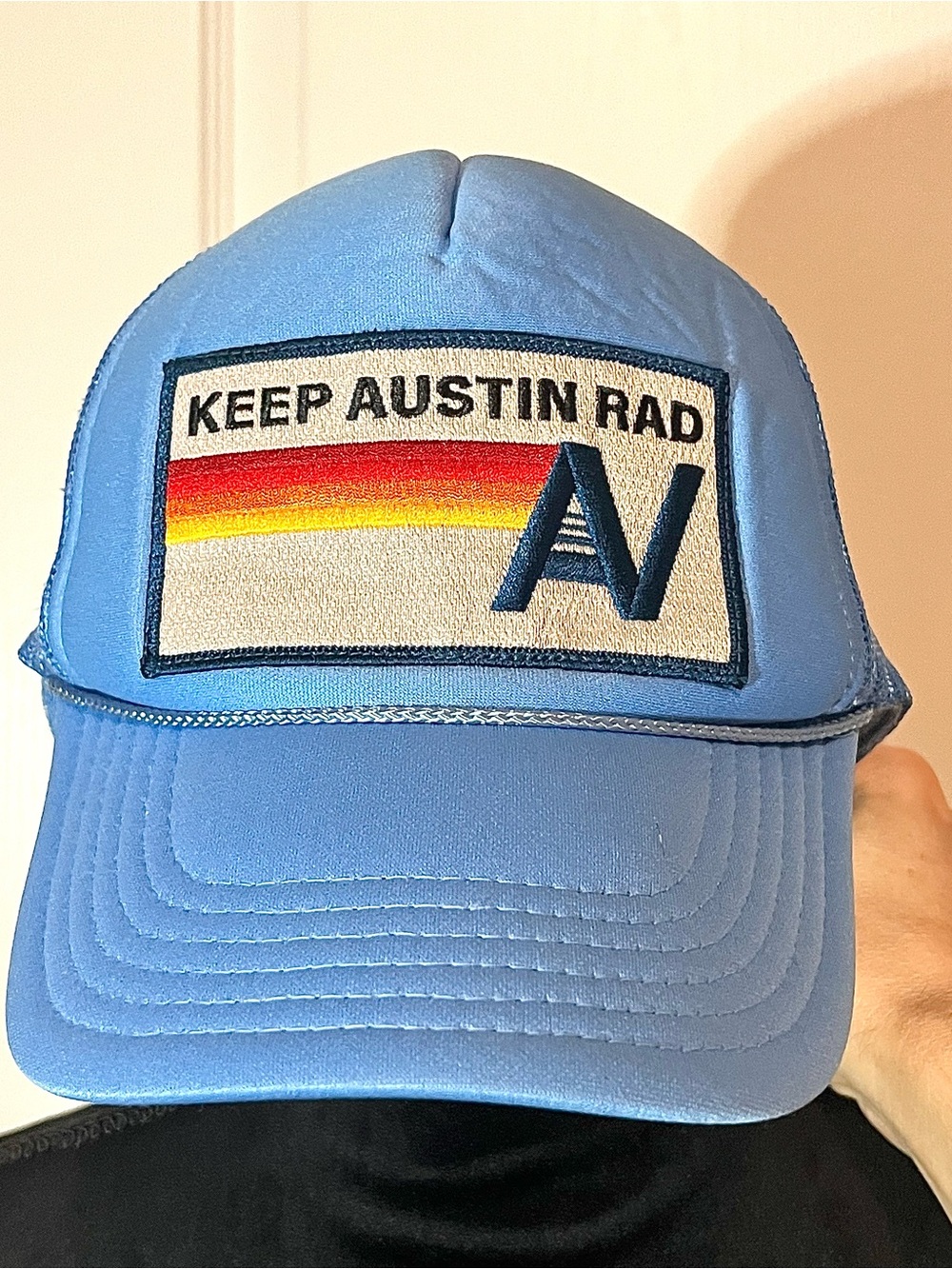 Aviator Nation Light Blue 'Keep Austin Rad' Trucker Hat